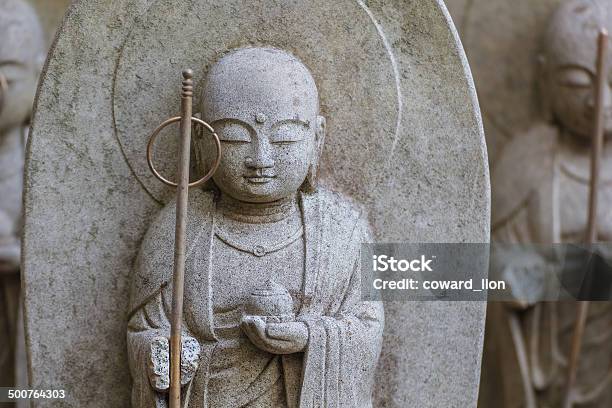 Small Jizo Statues At Hasedera Temple In Kama Kura Stock Photo - Download Image Now