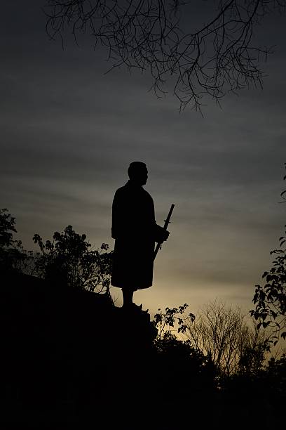 istock Silhouette of the temple 500764837