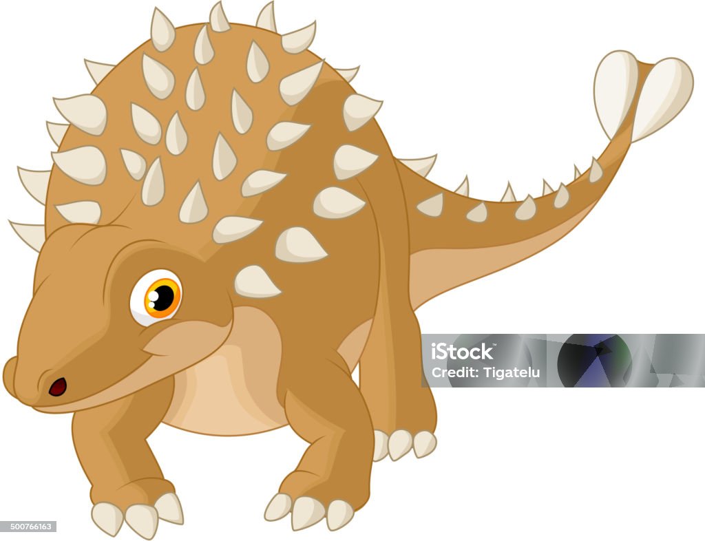 Cute ankylosaurus cartoon Vector illustration of Cute ankylosaurus cartoon Ankylosaurus stock vector
