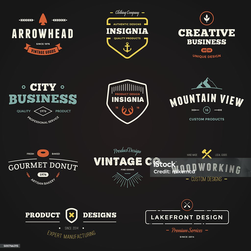 Graphics For Signs Business Sign Graphics Stock Illustration - Download Image Now ...