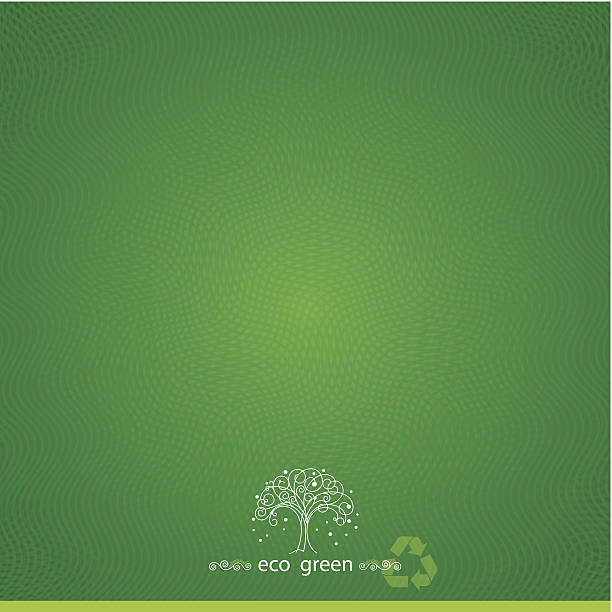 Green Textured Background Green Eco textured abstract background. environment patterns stock illustrations
