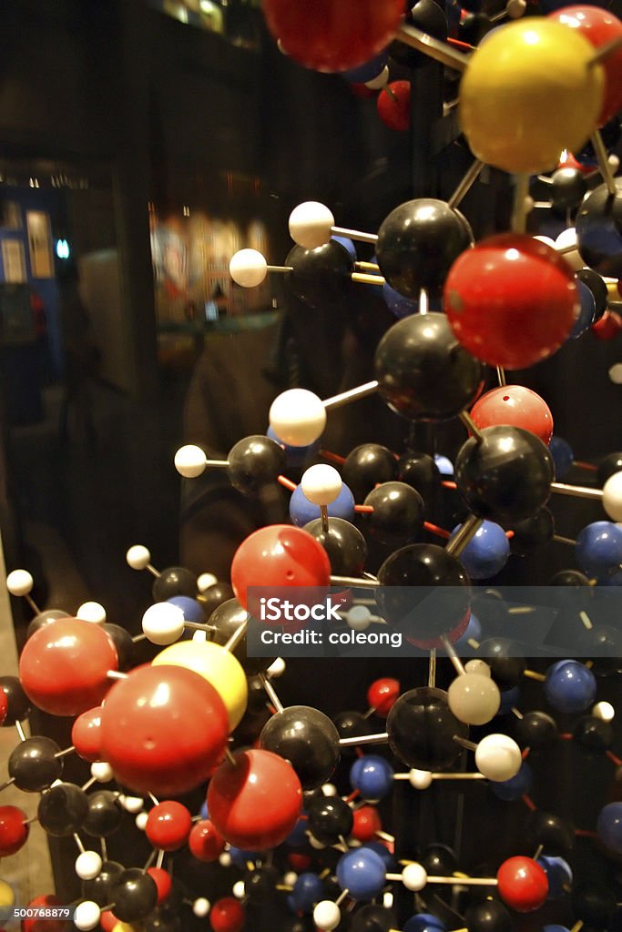 DNA structure Stock image of a DNA structure in 3D model Acid Stock Photo
