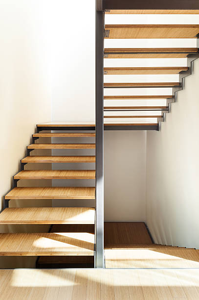 istock staircase of a modern villa 500769183