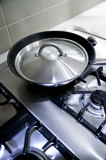 istock cooking pan on the stove 500769477