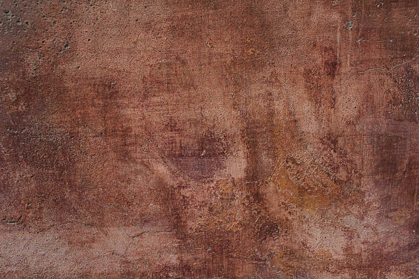 istock Texture of an ancient red brown wall 500770129