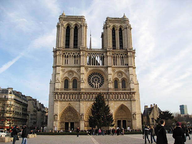 ภูมิทัศน์ของฝรั่งเศส - notre dame cathedral ภาพสต็อก ภาพถ่ายและรูปภาพปลอดค่าลิขสิทธิ์