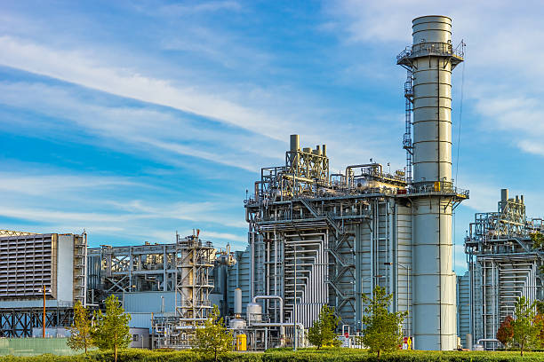 istock Natural gas fired turbine power station,CA 500771042