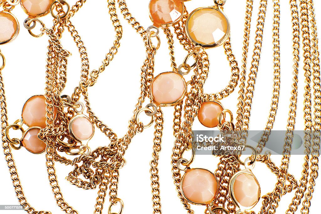 image of a female jewelry chain with stones a image of a female jewelry chain with stones Art And Craft Stock Photo