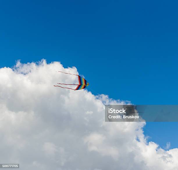 Colorful Kite Stock Photo - Download Image Now - Above, Activity, Backgrounds