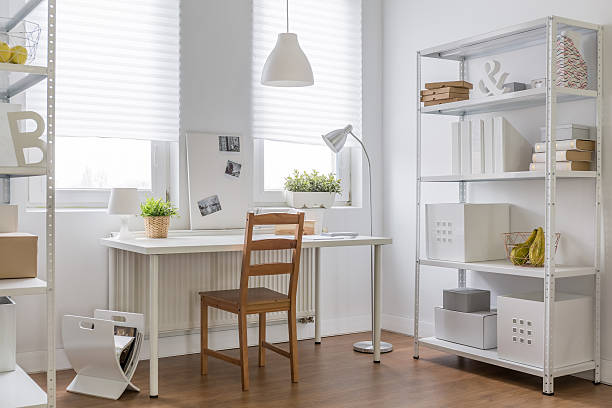 istock Work place in new apartment 500777504
