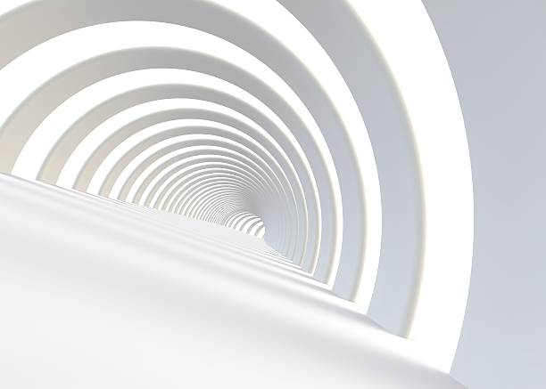 istock Abstract futuristic tunnel in a contemporary style 500781830