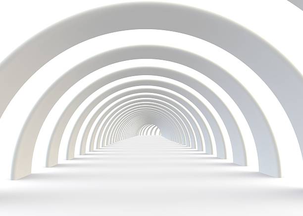istock Abstract futuristic tunnel in a contemporary style 500781906