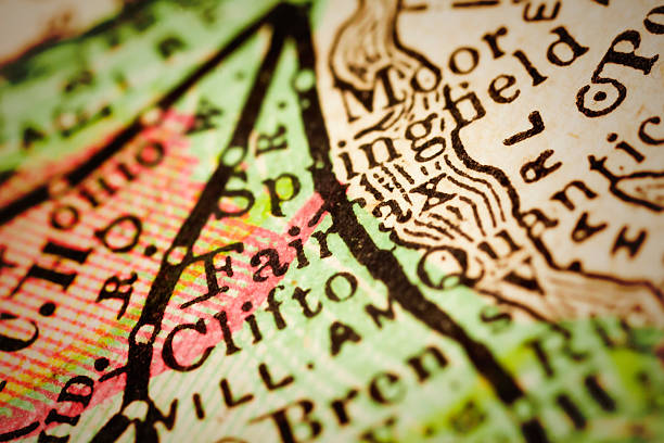 istock Fairfax | Virginia on an Antique map 500782016