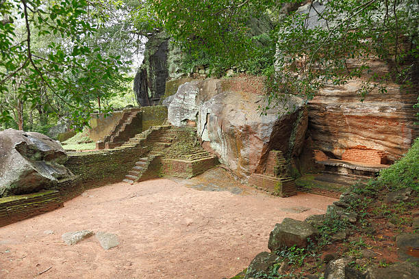 istock stairs to  Sigirya rock  Sri Lanka 500783934
