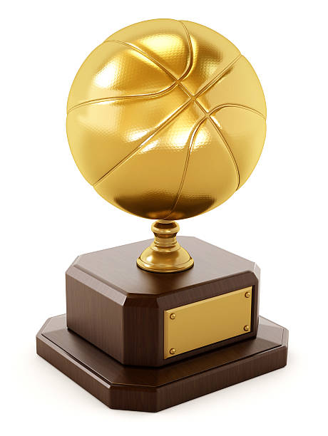 istock Gold basketball trophy 500784958