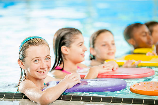istock Happy Girl in Swim Class 500786062