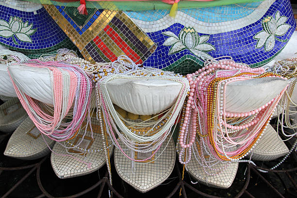 istock Pearl Necklace in Guan Yin Temple 500788015