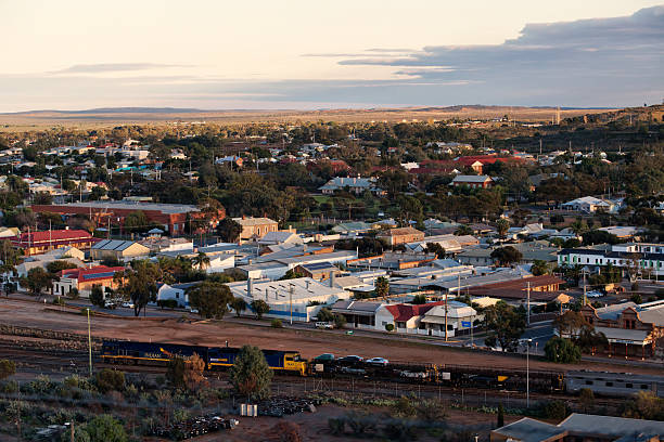istock Aerial view of Broken Hill, outback Australia 500791207