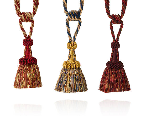 istock Tassels for luxury curtain and drapery isolated 500791379