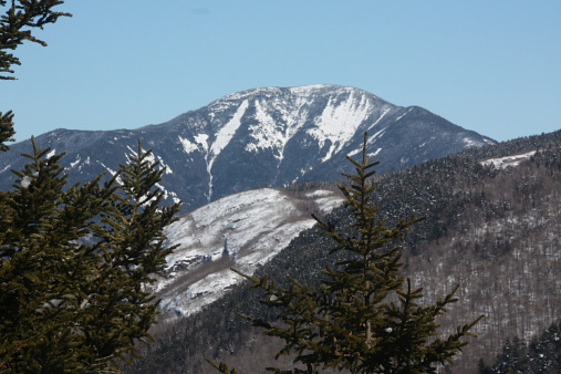 A view of Giant mountain in the Adirondack mountains in New York.