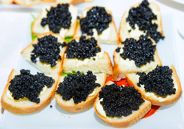 istock Sandwich with butter and caviar 500792281