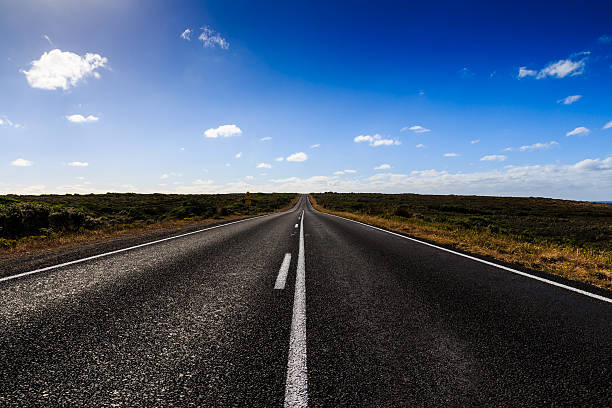istock Straight road on the great ocean road 500793197
