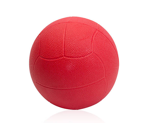 istock Handball ball isolated on white 500793877