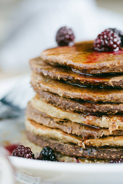 istock Whole wheat oatmeal pancakes 500800714