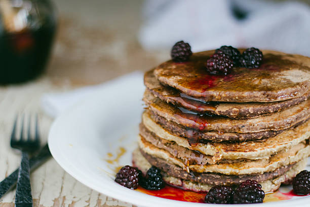 istock Whole wheat oatmeal pancakes 500801168