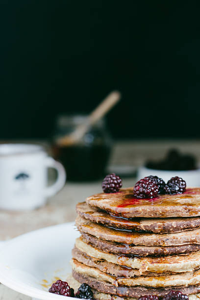 istock Whole wheat oatmeal pancakes 500801580