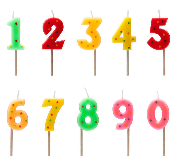 istock Birthday candles isolated on white 500801674