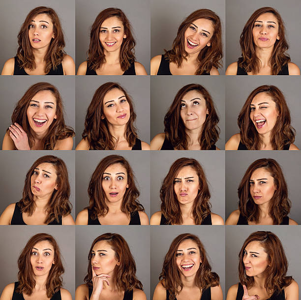 istock Young Woman With Different Expressions 500801788
