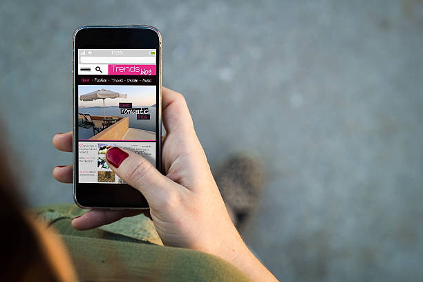 istock Woman walking smartphone trends blog 500803080