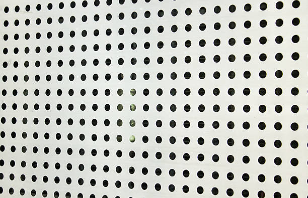 istock Metal and hole background, Metal surface with holes 500803670