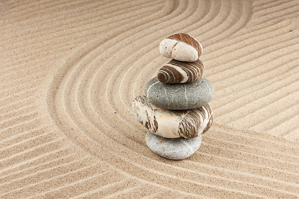 istock Pyramid made of  stones 500804059