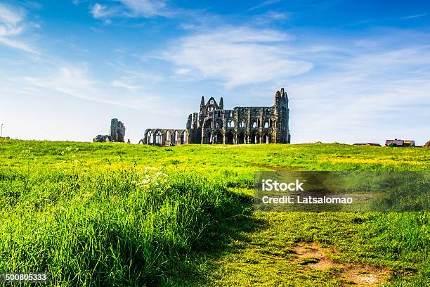 Whitby Abbey Detail Stock Photo - Download Image Now - Abandoned, Abbey - Monastery, Architecture