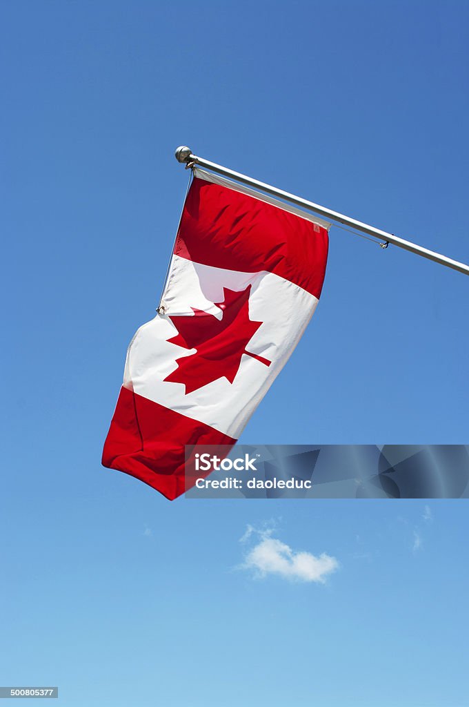 Kanadische Flagge Winken - Lizenzfrei Kanada Stock-Foto