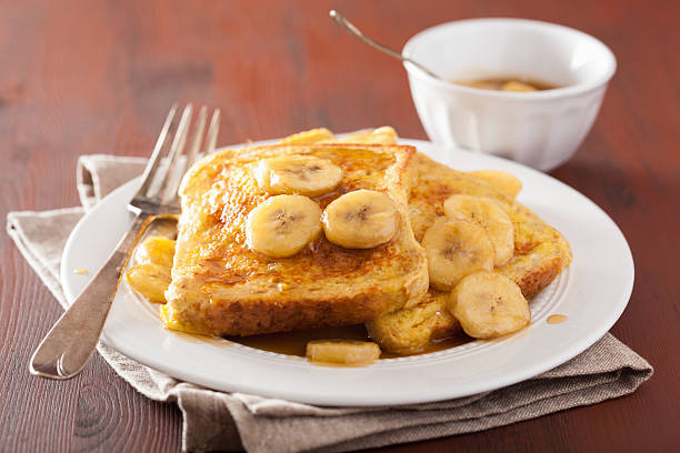istock french toasts with caramelized banana for breakfast 500805390