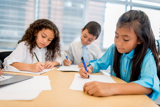 istock Business kids at the board room 500806305
