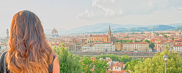 istock tourist girl look firenze 500806323