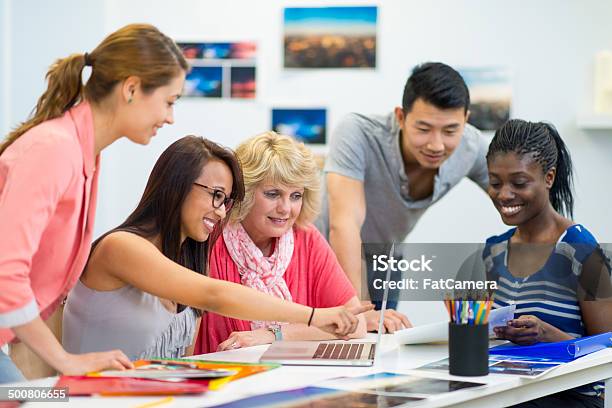 Designers In Meeting Stock Photo - Download Image Now - 20-29 Years, 30-39 Years, 40-49 Years