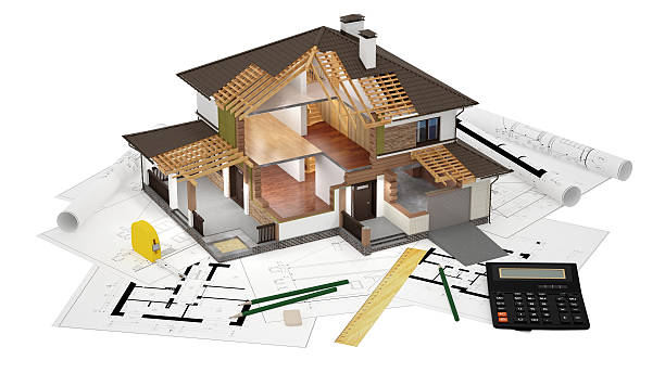 istock 3D model of sliced house 500806996