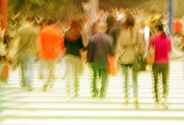 istock People across the zebra crossing 500807539