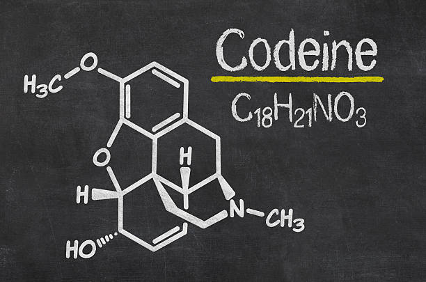 istock Blackboard with the chemical formula of Codeine 500807662