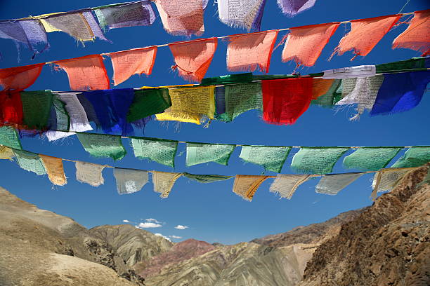 istock Prayer flags in Indian Himalaya 500807965