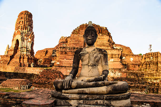 istock Buddha in the ruined temple 500808717