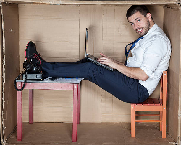istock businessman in the office mad in box 500810666