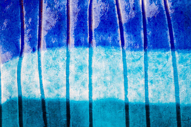 istock Closeup shot of glazed ceramics texture 500812036