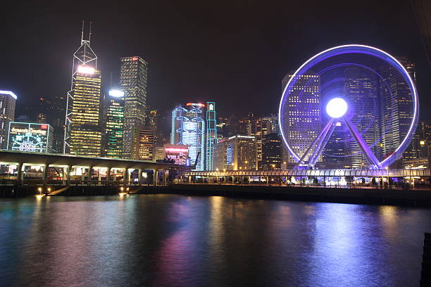 istock Central district at night, Hong Kong 500813526