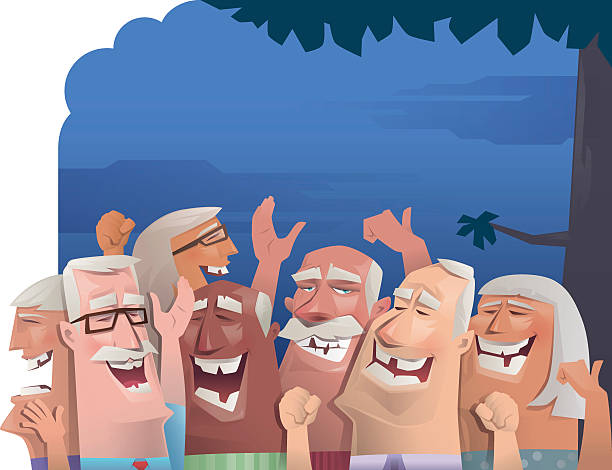 3,573 Old People Laughing Illustrations & Clip Art - iStock | Old people  laughing together, Old people laughing in park, Old people laughing outside